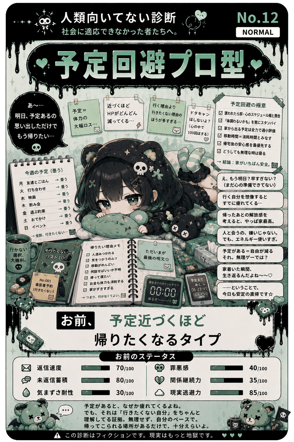 予定回避プロ型