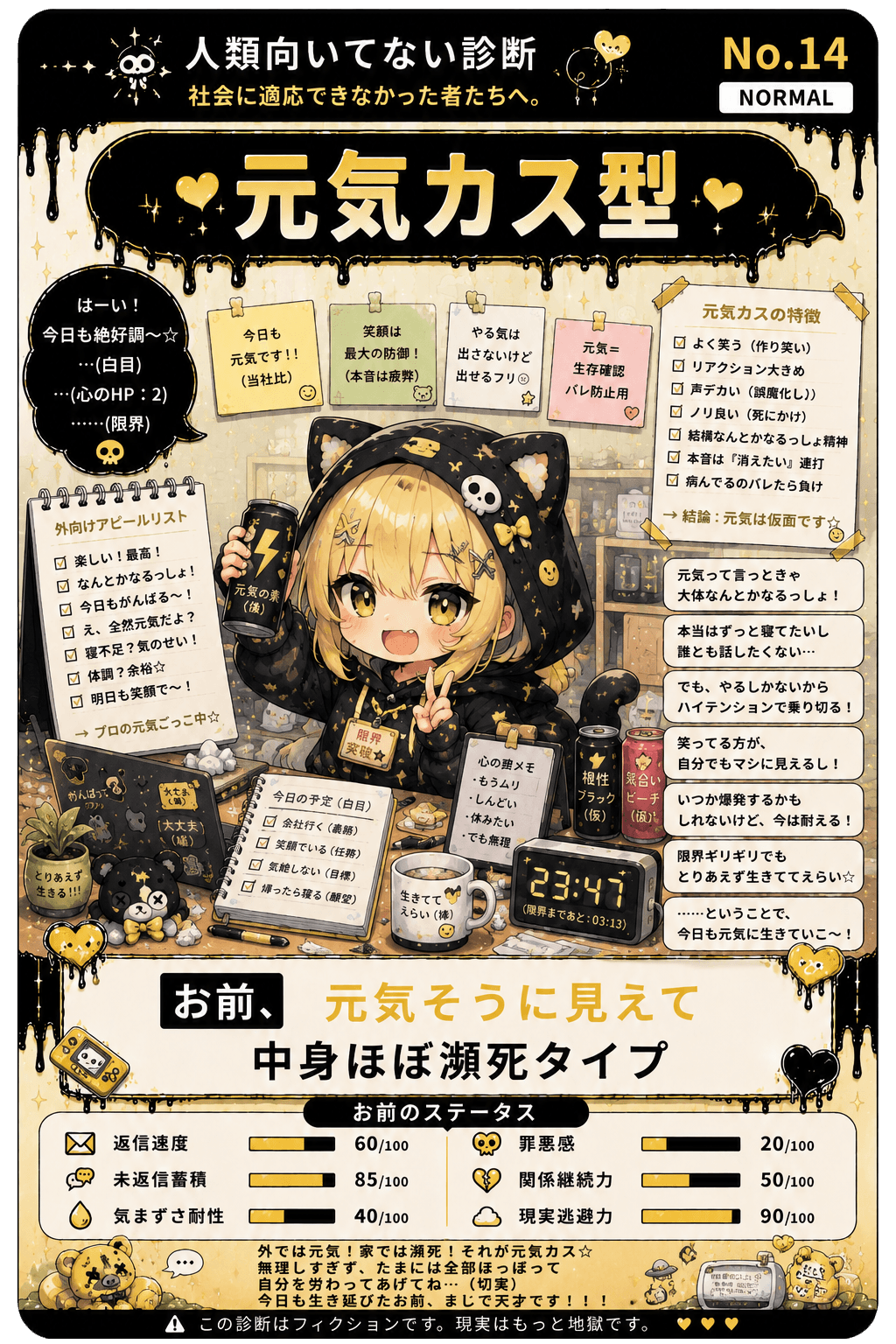元気カス型